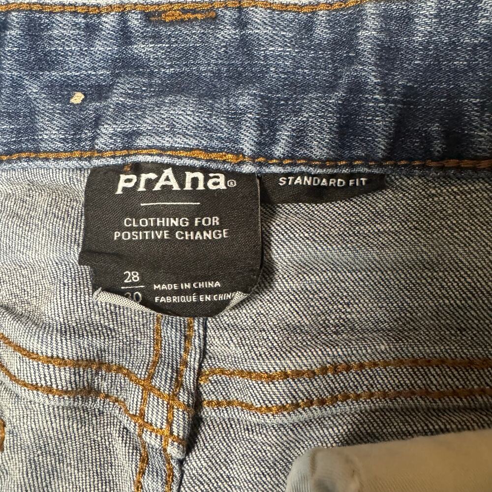 Prana Carlsbad 760 Straight Leg Jeans Women’s Perfect Fit Medium Wash Denim- 28 - Picture 7 of 10
